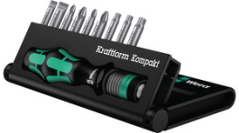 05056653001, Kraftform Kompakt Bit Set, 10 p., 10 p., Wera Tools