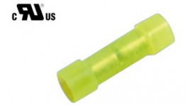 RND 465-00572 [100 шт], Butt Splice Connector, Yellow, 1.3 mm, RND Connect