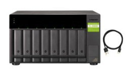 TL-D800C, USB-C Hard Drive Enclosure, 8x 2.5"/3.5", SATA II/SATA III, Qnap