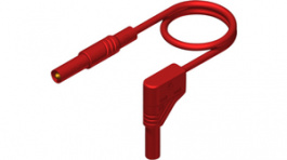 MLS SIL WG 50/1 red, Test lead diam. 4 mm Red 50 cm 1 mm2 CAT III, SKS Kontakttechnik