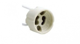 141234, Lamp Holder GU10 Wires 2A Ceramic 250V White, Bailey