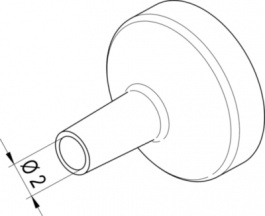 0472AR/SB, Hot Air Nozzle 550 °C, Ersa