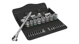 05004047001, Набор ключей; торцевой; Кол-во шт: 29; Монтаж: 3/8"; Серия: Zyklop, Wera Tools