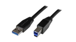 USB3SAB1M, USB Cable USB-A Plug - USB-B Plug 1m USB 3.0 Black, StarTech.com