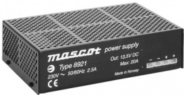 8921000063, 8921 MASCOT AC/DC PSU 12V, 20A UK, Mascot