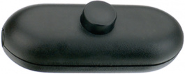 5044-004.01, Line Intermediate Switch, Single-Pin, 250 VAC, Black, interBAR