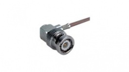 16 BNC-50-3-26/133 NE, RF Connector, BNC, Brass, Plug, Right Angle, 50Ohm, Solder Terminal, Crimp Terminal, Huber+Suhner