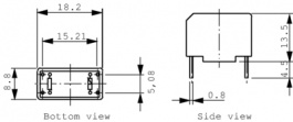 RN202-2/02, Inductor, radial 1.1 mH (2x) 2 A (2x), Schaffner