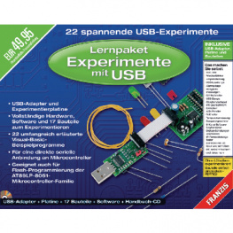 ISBN 978-3-645-65016-8, Эксперименты с учебным набором USB, Franzis
