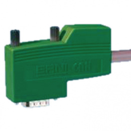 103643, CAN-Bus connection D-Sub Socket 9-Pole 4.5...8 mm Male Screw Clamp, Erni / TE