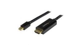 MDP2HDMM2MB , Video Cable, Mini DisplayPort Plug - HDMI Plug, 3840 x 2160, 2m, StarTech