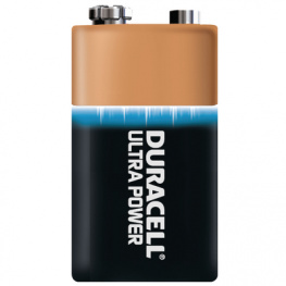 ULTRA POWER 9V, Primary battery 9 V, 6LR61, Duracell