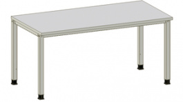 L1-00 Z08, Lab table 1600 x 800 mm light grey, Elabo