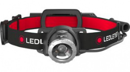 H8R BOx, LED Head Lamp 600 lm Black / Red, LED Lenser