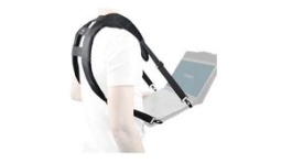 01026, Ergonomic Harness with 4 Attachment Points, Black, Mobilis