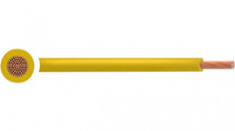 RND 475-00863 [100 м], Flexible Stranded Wire PVC, 2.5mm?, Bare Copper, Yellow, H07V2-K, 100m, RND Cable