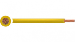 RND 475-00863 [100 м], Flexible Stranded Wire PVC, 2.5mm², Bare Copper, Yellow, H07V2-K, 100m, RND Cable