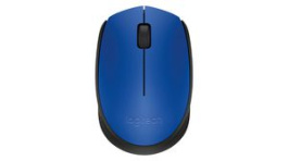 910-004640, Wireless Mouse M171 1000dpi Optical Black / Blue, Logitech