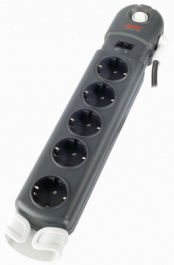 P5BT-GR, Essential over-voltage protection 5 Schuko - 1.8 m, APC