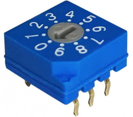 RND 210-00089, PCB coding switch BCD 3+2, RND Components