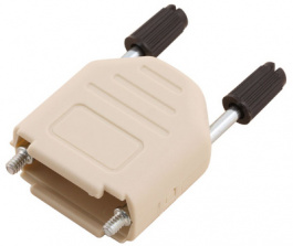 DPPK37-DEC-K, D-Sub plastic hood 37P, Encitech Connectors