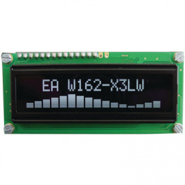 EA W162-X3LW, Dot matrix OLED display 5.5 mm 2 x 16, Electronic Assembly