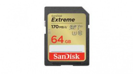 SDSDXV2-064G-GNCIN, Memory Card, 64GB, SDXC, 150MB/s, 60MB/s, Sandisk