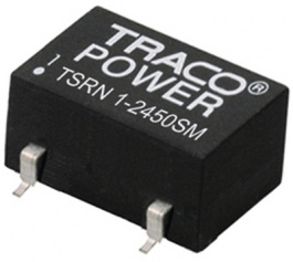 TSRN 1-2490SM, Преобразователь: DC/DC; Uвх: 10,5?42В; 9ВDC; Iвых: 1А; SMD; 1,7г, Traco Power
