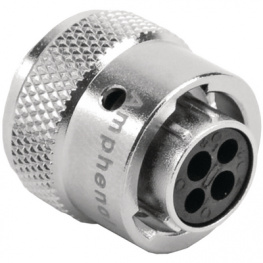 RT0610-2SNH, Cable plug 2x2P, Amphenol