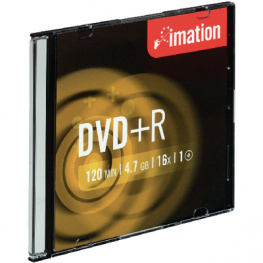 21747, DVD+R 4.7 GB 10x slim case, Imation