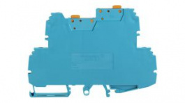 9528080000, Test Disconnect Terminals, 400V, 10A, 4 Poles, 2.5mm\x1a, Screw, Blue, Weidmuller