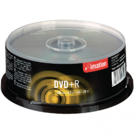 21749, DVD+R 4.7 GB Spindle of 25, Imation