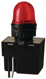 23210068, Проблесковый маяк, 22.5 mm, красный, WERMA Signaltechnik