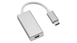 12.03.3225, Video Adapter, USB C Plug - Mini DisplayPort Socket, 100mm, SECOMP (Roline)