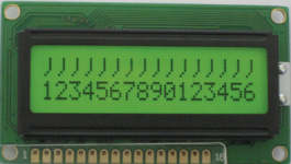 DEM 16226 SYH-LY, ЖК-точечная матрица 4.67 mm 2 x 16, Display Elektronik