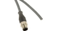 DR0800123 SL358 Соединительный кабель; M12; PIN: 8; прямой; 5м; вилка; 36ВAC; 1,9А