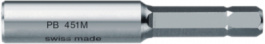 PB 451M/C6, Bit Holder DIN 3126 ISO 1173 Form D 6.3-1/4'', PB Swiss Tools