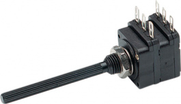 PC16DH07CP04-223A2020--TA, Potentiometer 2x, 22 kOhm, Soldering Lugs, Piher