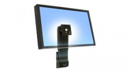 60-577-195, LCD Monitor Wall Mount, 27", 100x100/75x75, 7.3kg, Black, Ergotron