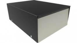 1454N, Metal Instrument Case, Black / Grey, Steel, 1454, Hammond