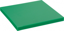 PE 1000 GREEN 495X495X12, Plastic plate 495 x 495 x 12 mm, Amsler & Frey