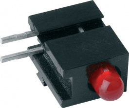 2300.2021, LED; в корпусе; красный; 2,8мм; Кол-во диод: 1; 20мА; 60°; 1,2?4мкд, Mentor