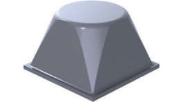 RND 455-00530, Self-Adhesive Bumper 20.6 mm x 20.6 mm x 13.2 mm, Grey, RND Components