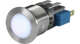 3-102-648, Переключатель: антивандальный; Пол: 2; SPDT; 10A/250ВAC; ON-(ON), Schurter