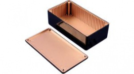 1591RVBK, Shielded Multipurpose FRABS Enclosure, 120 x 120 x 94 mm, Flame Retardant ABS, B, Hammond