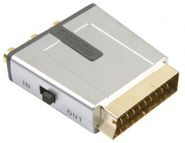 PROD765, SCART - RCA - S-video adapter SCART - 3x RCA, 1x S-video m - 3x f, PROFIGOLD
