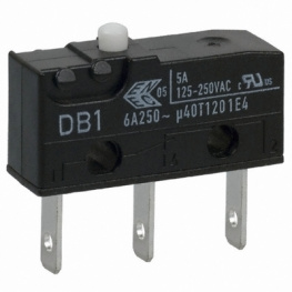 DB1C-B1AA, Micro switch 6 A Plunger Snap-action switch 1 NO+1 NC, ZF (former Cherry)