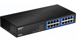 TEG-S16D, 16-Port Gigabit GREENnet Switch, 16x 10/100/1000, Trendnet