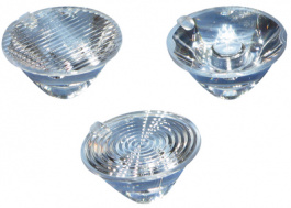 10197, LED lens elliptical Luxeon Rebel, Carclo Tech. Plastic