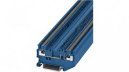 3210307, PT 1,5/S-TG BU terminal block, 0.14...1.5 mm2 400 vac/vdc 10 a blue, Phoenix Contact